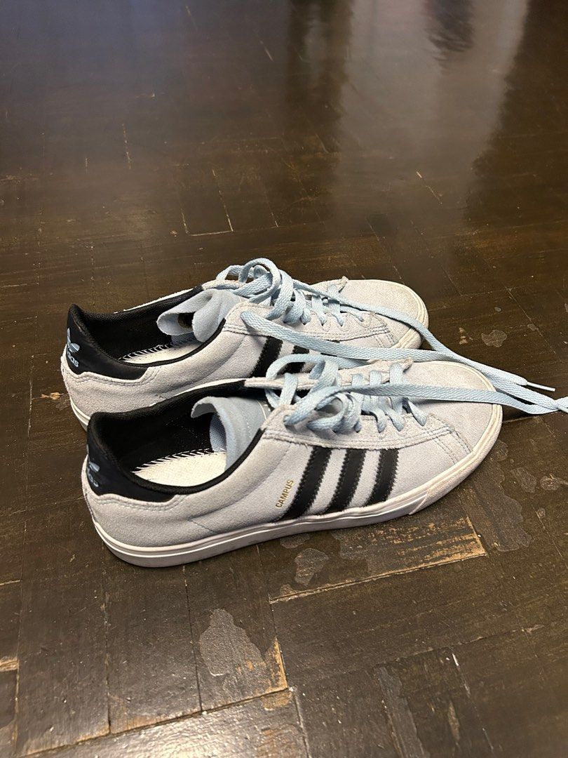 Original Adidas Campus Sneakers - Light Blue (Category: Sneakers) located in Pasig City. Submitted by lucasapp (Listing ID 1377628682, Image 1). Description: Size: Men's US 8 Bought this in Japan No box RFS: Clearing up space Price negotiable .