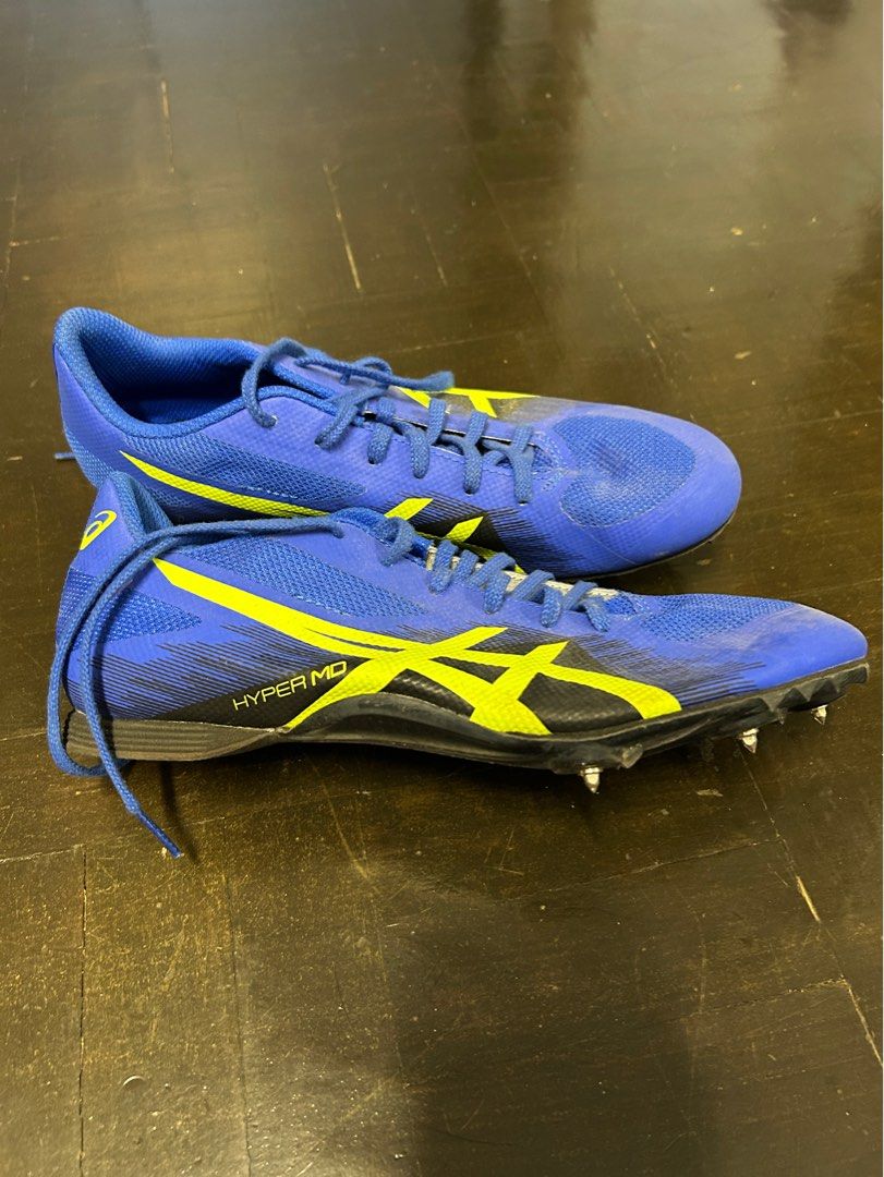 Original Asics Hyper MD Track and Field Shoes - Blue (Category: Sneakers) located in Pasig City. Submitted by lucasapp (Listing ID 1377632654, Image 3). Description: Size: Men's US 7.5 Used ONLY ONCE No box RFS: Clearing up space Price negotiable .