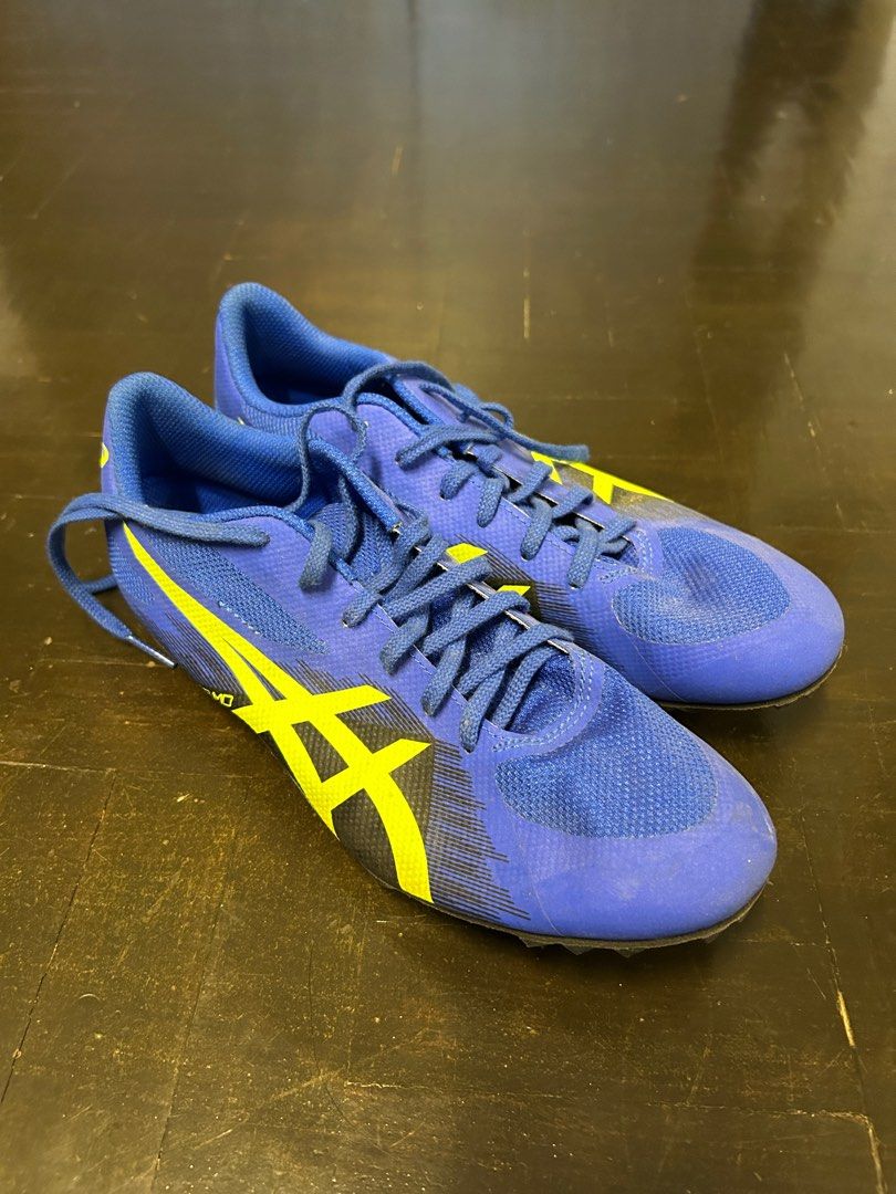 Original Asics Hyper MD Track and Field Shoes - Blue (Category: Sneakers) located in Pasig City. Submitted by lucasapp (Listing ID 1377632654, Image 2). Description: Size: Men's US 7.5 Used ONLY ONCE No box RFS: Clearing up space Price negotiable .