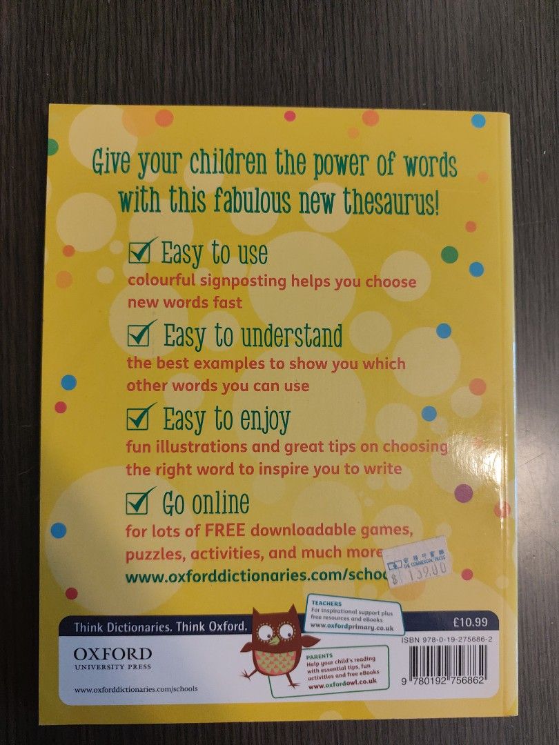 Oxford Junior Illustrated Thesaurus, 興趣及遊戲, 書本& 文具, 教科書- Carousell