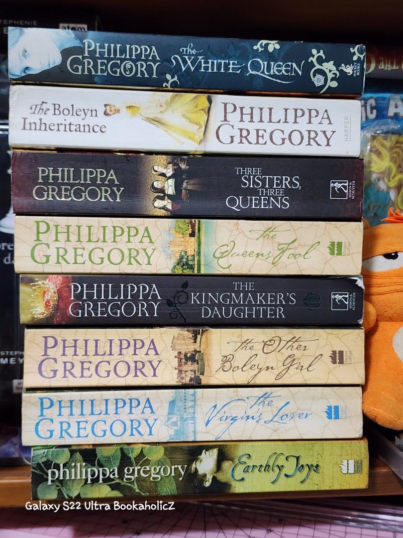 Philippa Gregory books (Category: Storybooks) located in Antipolo. Submitted by bookaholicz_dettori (Listing ID 1377721031, Image 1). Description: Philippa Gregory •The Red Queen - P189 •The White Queen - P189 •Three Sisters, three queens - P189 ❌️SOLD •The kingmaker's daughter - P179 •The other Boleyn girl- P159 ❌️SOLD 1 copy. 1 copy left •Earthly joys - P179 •The queen's fool - P179 (2copies) 1 copy left •The virgin's lover - P179 ❌️SOLD •The o