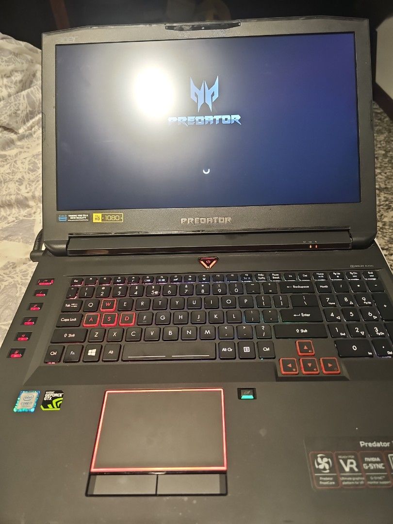 Predator (Category: Laptops & Notebooks) located in Singapore. Submitted by sarasvathisuriandran (Listing ID 1377707828, Image 3). Description: Like new, used only afew times, negotiable & with delivery.