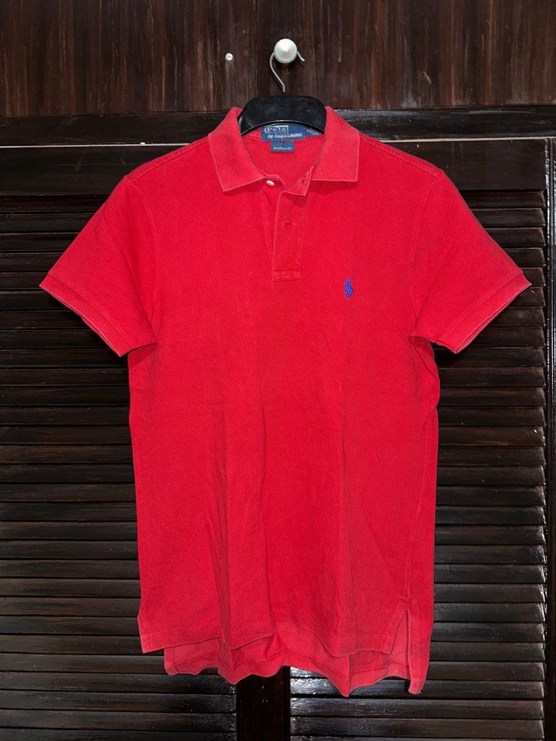 Ralph Lauren Polo Shirt (Red) (Category: Tshirts & Polo Shirts ) located in Davao. Submitted by smfya (Listing ID 1377598246, Image 2). Description: Item is preloved but handled with care so manage your expectations Colors might slightly differ from photo due to lighting What you see is what you get! Thank you! .
