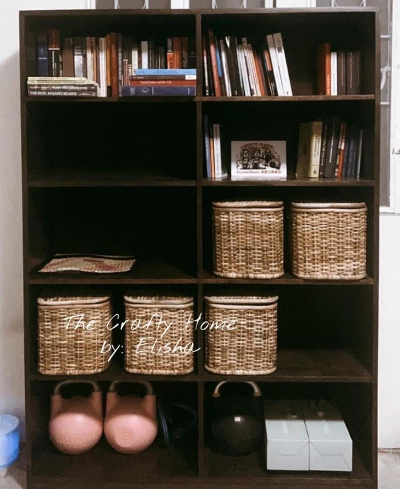 RATTAN STORAGE/RATTAN ORGANIZER (Category: Storage Boxes & Baskets) located in Marikina City. Submitted by thecraftyhomebyelisha (Listing ID 1377667793, Image 2). Description: RATTAN STORAGE FOR SALE S: 300 M: 350 L: 400 950/set Loc. Marikina Fb: the crafty home by elisha.