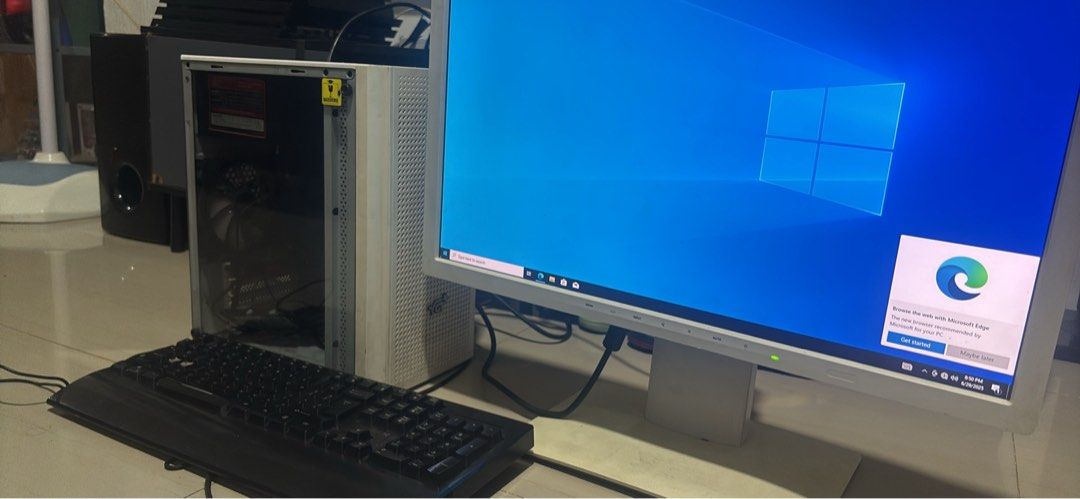 Ryzen Computer Set USED but In Good Condition (Category: Desktops) located in Mendez-Nunez. Submitted by hassuru.ph (Listing ID 1377693389, Image 3). Description: Ryzen Computer Set USED but In Good Condition Ryzen 3 PRO 4350g 8gb Memory 120GB SSD 500 Watts PSU Ygt PC Case 24” Fujitsu Monitor With Keyboard and Mouse With Windows 10 Pro With Microsoft Office With Basic Games Installed Capable of playing Valorant | Dota 2 | CS Go etc ₱9995 Only Set