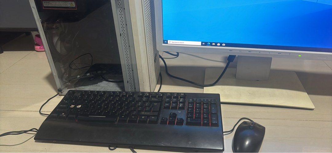 Ryzen Computer Set USED but In Good Condition (Category: Desktops) located in Mendez-Nunez. Submitted by hassuru.ph (Listing ID 1377693389, Image 2). Description: Ryzen Computer Set USED but In Good Condition Ryzen 3 PRO 4350g 8gb Memory 120GB SSD 500 Watts PSU Ygt PC Case 24” Fujitsu Monitor With Keyboard and Mouse With Windows 10 Pro With Microsoft Office With Basic Games Installed Capable of playing Valorant | Dota 2 | CS Go etc ₱9995 Only Set