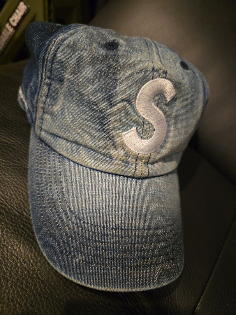 帽子 Supreme Cordura Denim S Bleached Indigo Supreme Cap Cordura Blue Denim Bleached Indigo S logo Made