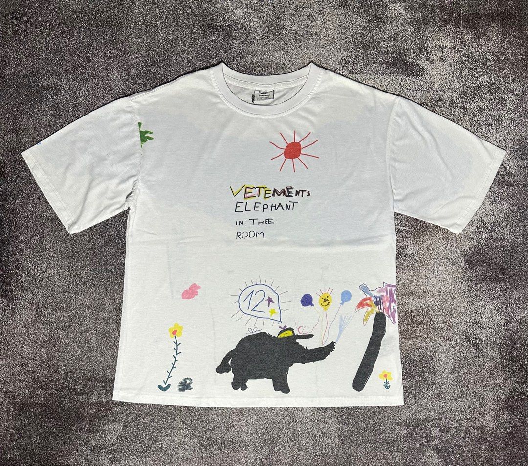 Kaos Vetements Vetements Elephant Tee Vetements Elephant In