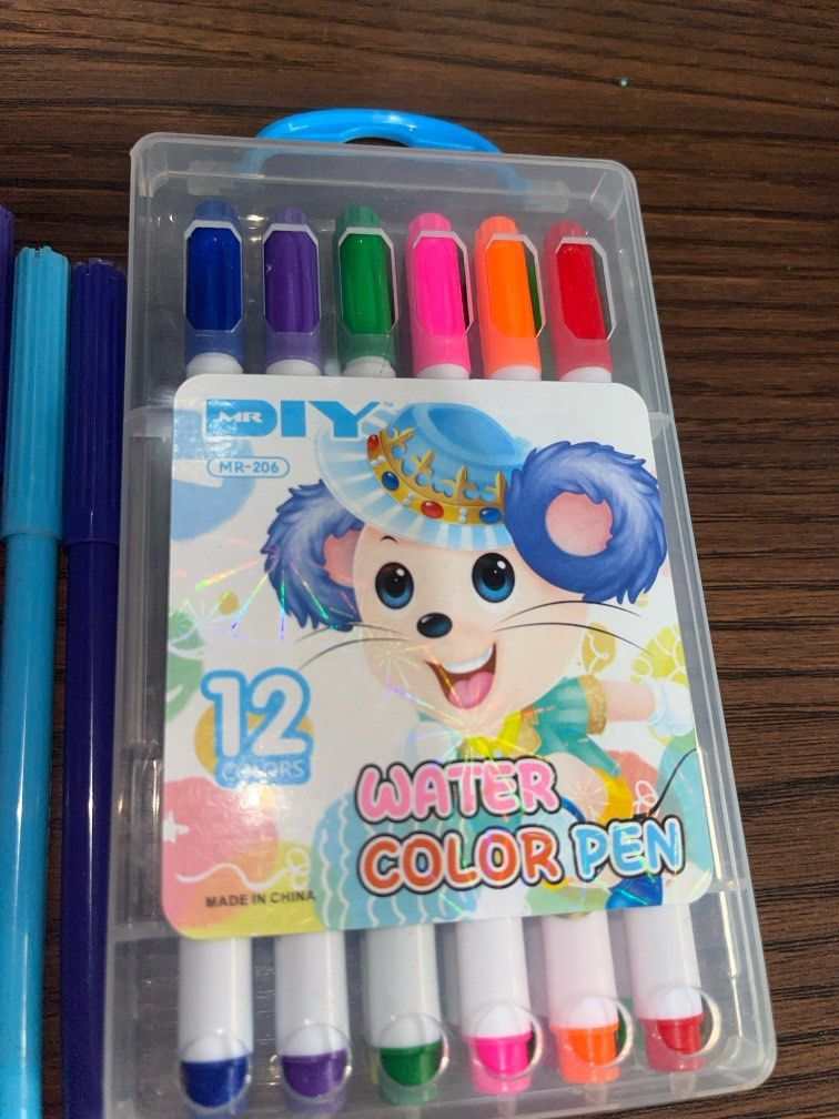 Water Color Pen and Colored Markers (Category: Stationery & School Supplies) located in Paombong. Submitted by sweetdeals0181656 (Listing ID 1377628428, Image 3). Description: Colored Parfum markers included as free item as it is incomplete and without scent already. Sellers code Box I.