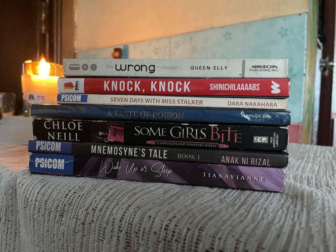 Wattpad Books (Category: Storybooks) located in Quezon City. Submitted by periwink_elle (Listing ID 1377674289, Image 3). Description: Hello, I'm selling my preloved wattpad books as I'm no longer into collecting books and will purchase a kindle instead. Below are the prices and condition of thebooks. Knock Knock – ₱150 Condi: like new, with cover How to Make a Serial Killer – ₱150 like new, with cover, may tupi ung isang page Some Girls Bite - ₱