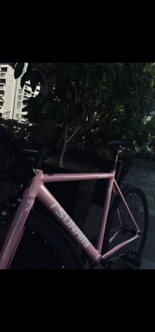 WTT pearl pink tsunami frameset (Category: Bicycles) located in Singapore. Submitted by cbvve1 (Listing ID 1377685784, Image 1). Description: wtt only and strictly my convi.