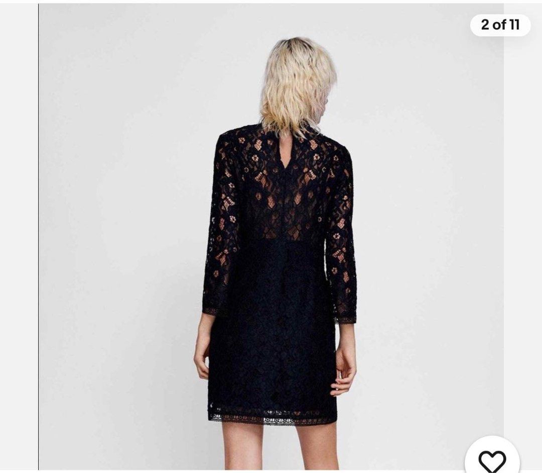 Zara contrasting lace dress navy blue, Women's Fashion, Dresses & Sets, Dresses on Carousell Zara contrasting lace dress navy blue, Women's Fashion, Dresses & Sets, Dresses on Carousell