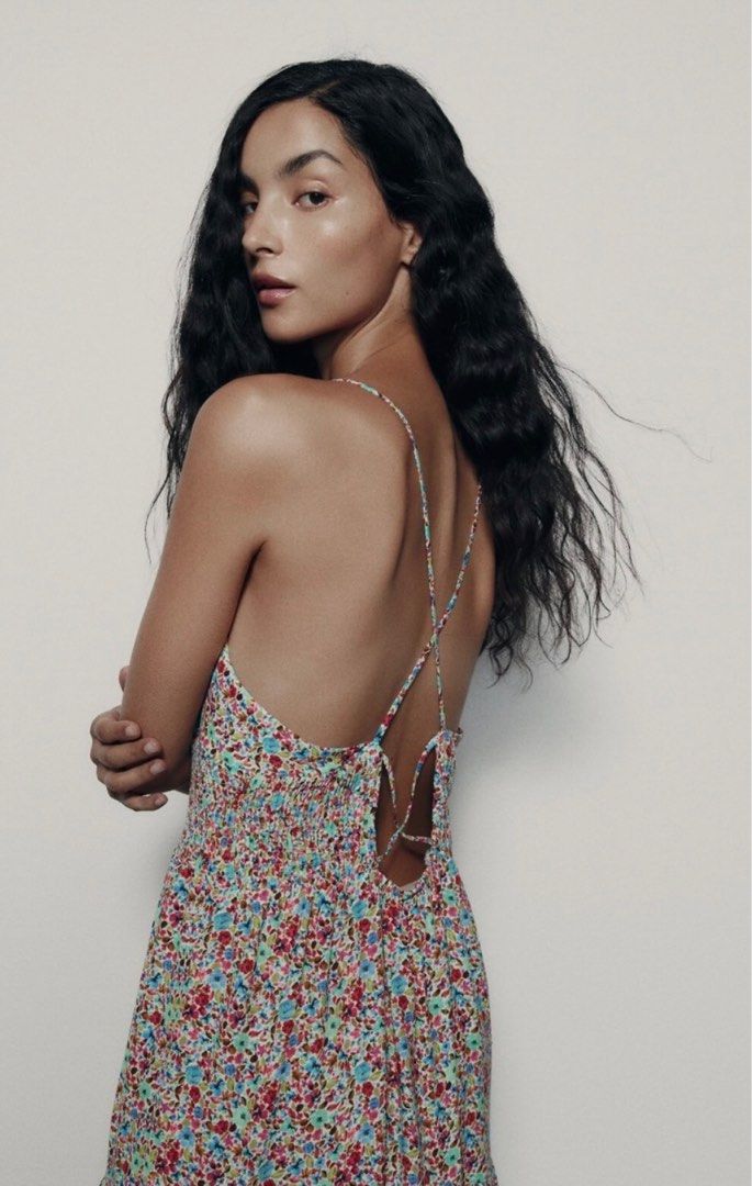 Zara Floral Backless Maxi Dress (Category: Dresses) located in Las Pinas. Submitted by kararaaah (Listing ID 1377731104, Image 1). Description: Never used, brand new and still with tag. Bought for 2995 at the Zara store in Rockwell. .
