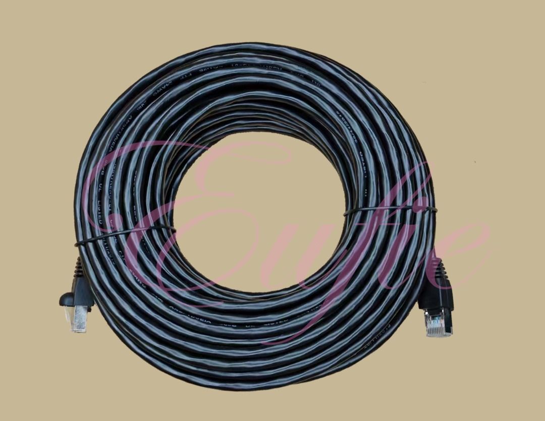 20M Cat5e outdoor FTP UTP LAN Internet cable Ethernet Cable UTP Cable (Category: Cables & Adaptors) located in Binan City. Submitted by mspci2020 (Listing ID 1372746648, Image 3). Description: 20M Cat5e outdoor FTP UTP LAN Internet cable Ethernet Cable UTP Cable ● ✅With Rj45 Connector and Rubber Boots Both Ends for Protection ● ✅Gigabit Speed and Ready to Use Cable ● ✅Can be used Indoors or Outdoors ● ✅Plug and Play ● ✅Thick Outer Jacket ● ✅Good 