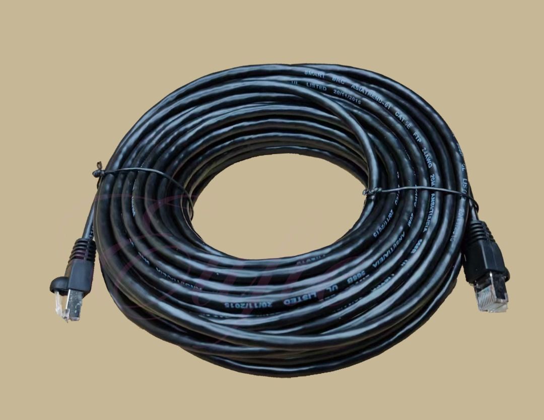 20M Cat5e outdoor FTP UTP LAN Internet cable Ethernet Cable UTP Cable (Category: Cables & Adaptors) located in Binan City. Submitted by mspci2020 (Listing ID 1372746648, Image 1). Description: 20M Cat5e outdoor FTP UTP LAN Internet cable Ethernet Cable UTP Cable ● ✅With Rj45 Connector and Rubber Boots Both Ends for Protection ● ✅Gigabit Speed and Ready to Use Cable ● ✅Can be used Indoors or Outdoors ● ✅Plug and Play ● ✅Thick Outer Jacket ● ✅Good 