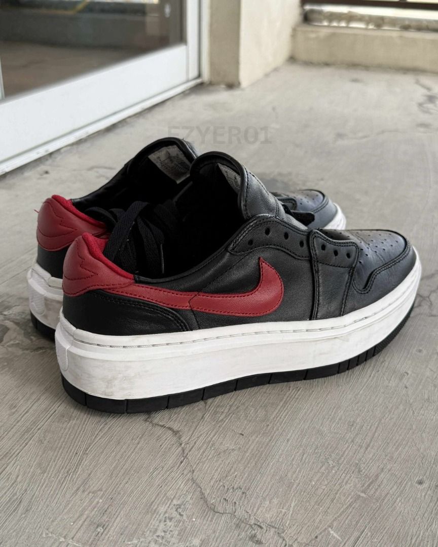 AIR JORDAN 1 ELEVATE LOW (Category: Sneakers) located in Quezon City. Submitted by ezydcb2pasabuy (Listing ID 1372764803, Image 2). Description: AIR JORDAN 1 ELEVATE LOW RED WHITE BLACK BLACK LACES INCLUDED US 9 WOMENS JUST NEED SOME CLEANING USED BUT NOT ABUSED BOUGHT FOR PHP 7,595 SELLING PHP 2,000 FULL PAYMENT FIRST GCASH/BANK TRANSFER LALAMOVE LBC GRAB.
