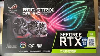 ASUS ROG-STRIX-RTX2080S-O8G-GAMING Graphics Card (with box)