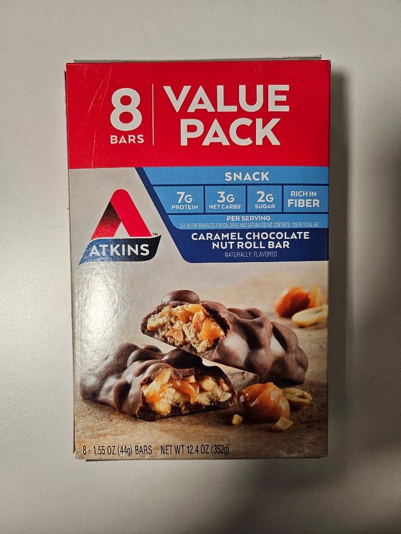 Atkins protein bar 蛋白棒健身零食, 嘢食& 嘢飲, 其他食物及飲料- Carousell