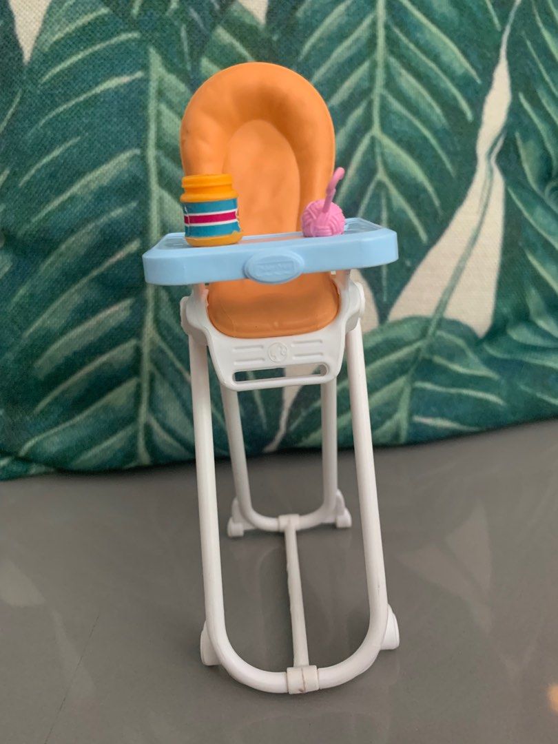 Babrie Baby High Chair (Category: Kids Tables & Chairs) located in Las Pinas. Submitted by Karasell (Listing ID 1372728744, Image 2). Description: Barbie Baby High Chair, bath basin, play pen.