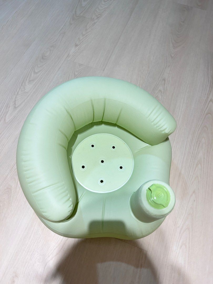 Baby Inflatable Chair, PVC Soft Seat, Baby Chair, Inflatable Sofa (Category: Kids' Tables & Chairs) located in Singapore. Submitted by milyguoml91020 (Listing ID 1372674368, Image 2). Description: Can use for shower, feeding, learn how to sit .