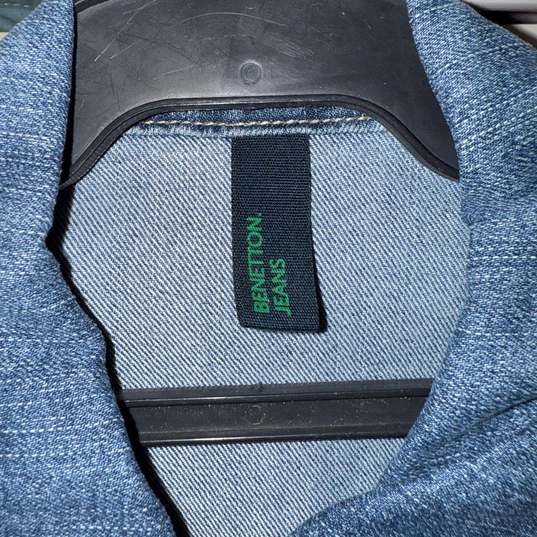 Blue Denim Jacket (Category: Coats, Jackets and Outerwear) located in Dasmarinas. Submitted by cess_declutters (Listing ID 1372689208, Image 3). Description: !! Fixed Price !! No returns/exchange Payment first (GCash / GoTyme) No Rush Shipping Shipping shouldered by buyer J&T / Lalamove Can do meetups around dasma/silang if bulk order 📍Dasmariñas, Cavite.