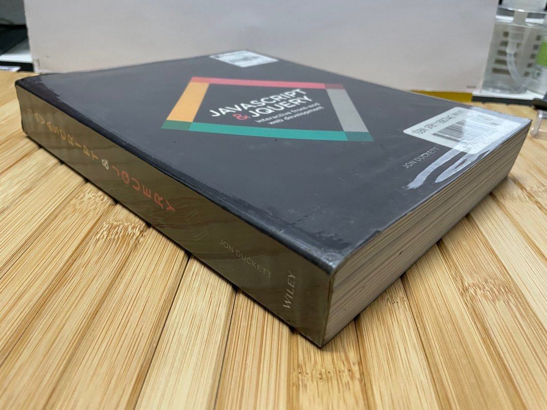 (Book) JAVA SCRIPT & JQUERY (Category: Laptops & Notebooks) located in Cheras. Submitted by artemisspace_it (Listing ID 1372805385, Image 2). Description: JavaScript and JQuery: Interactive Front-End Web Development 🔺Book by ：Jon Duckett RM100 Fixed price. >Looking forward to connecting with buyers who appreciate the value — low offers will not be considered.🙂 COD: 1shamelin mall (waze/googlemap) Postage available.