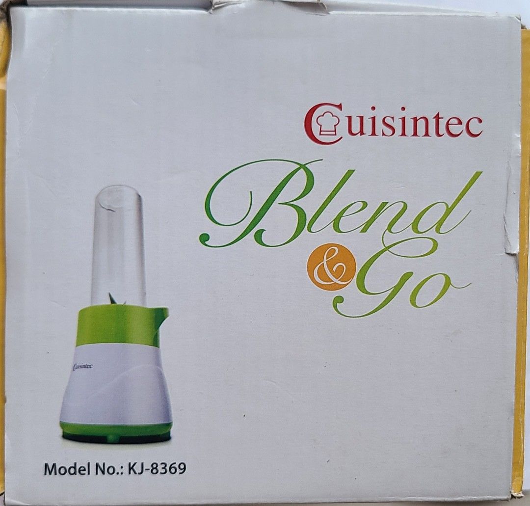 Cuisintec Mini Blender(Powerful & multi-function) （分類：榨汁機及攪拌機）位於 Hong Kong。 由 wingsfok7996 提交（商品編號 1372834942，圖片 1）。簡介： PREMIER Model No. KJ-8369 Blender/攪拌機 (Powerful & Multi-function)。