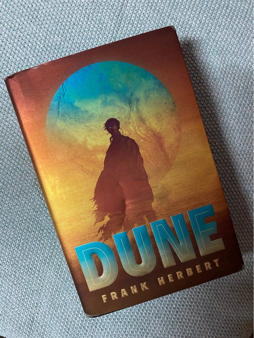Dune by Frank Herbert (Category: Storybooks) located in Baguio. Submitted by albyary (Listing ID 1372794606, Image 1). Description: Purchased from Fully Booked. This is the deluxe hardcover edition. Slight storage wear but overall in excellent condition. With minimal dents, no writings, highlights, folds, creases, or tanning. A great copy for collectors or fans of the series. RFS: Will be buying the Folio Society Edition .