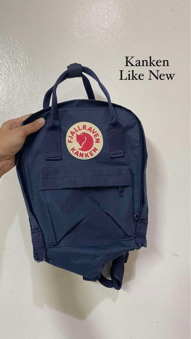 Fjallraven Kanken Mini Backpack in Navy 7L (Category: Backpacks) located in Bacolod City. Submitted by charmvault (Listing ID 1372714457, Image 1). Description: 📌Fjallraven Kanken Mini Backpack 7L •Authentic💯 •US Bought🇺🇸 •Like new condition •No inclusions | What you see is what you get •Pass sa barat!!! 🏷️₱2000 last price + SF c/o Buyer.