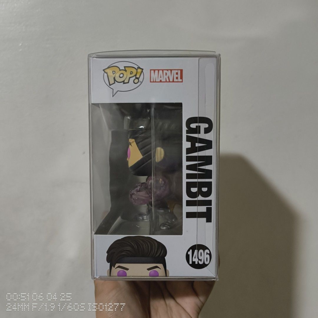 Funko Pop Gambit Channing Tatum (Category: Designer & Blind Box Toys) located in Antipolo. Submitted by burgersandburpees (Listing ID 1372840876, Image 2). Description: Funko Pop Gambit from Deadpool and Wolverine case protected from day 1 bought in Filbars RFS: impulse buy Shipping at buyer's expense..