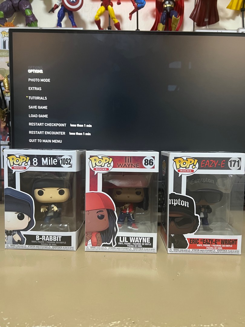 [FUNKO SET] B-Rabbit, Lil Wayne, Eazy-E, Hobbies & Toys, Toys & Games ...
