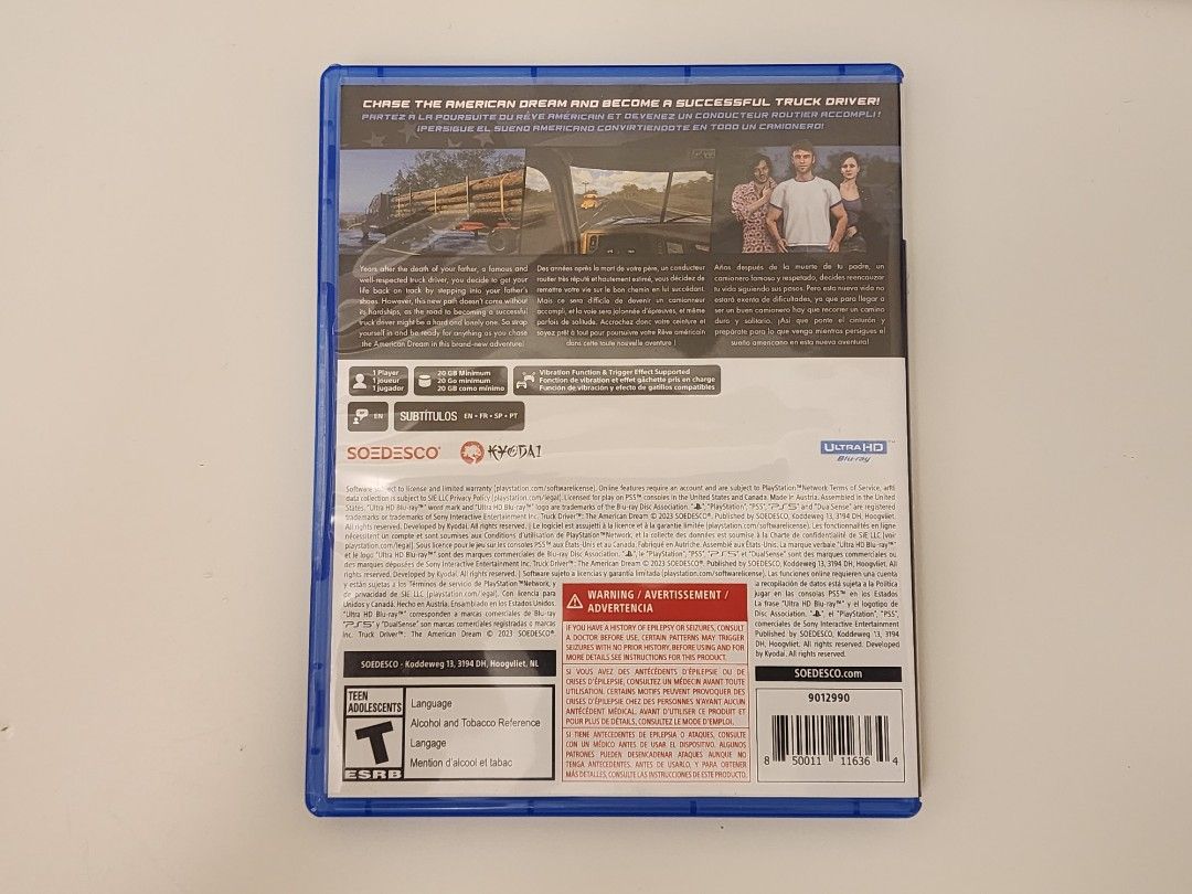 米舖GAME】 9成新PS5 Truck Driver The American Dream 卡車司機美國夢模擬貨車美版英文, 電子遊戲, 電子遊戲,  PlayStation - Carousell