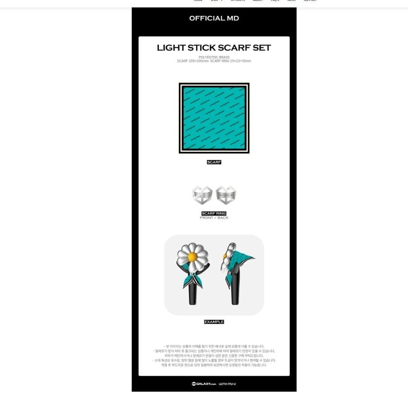 G-DRAGON - LIGHT STICK ACCESSOIRES (2025 WORLD TOUR