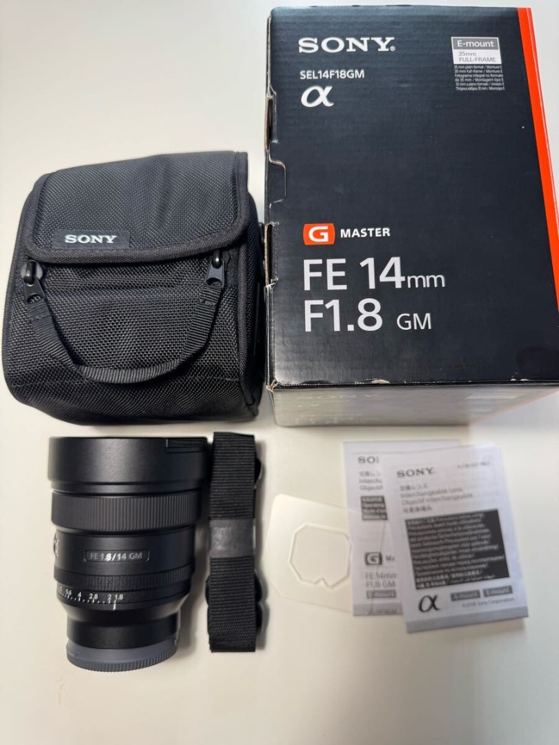 [Good Condition] Sony FE 14mm F1.8 GM SEL14F18GM with original box ...