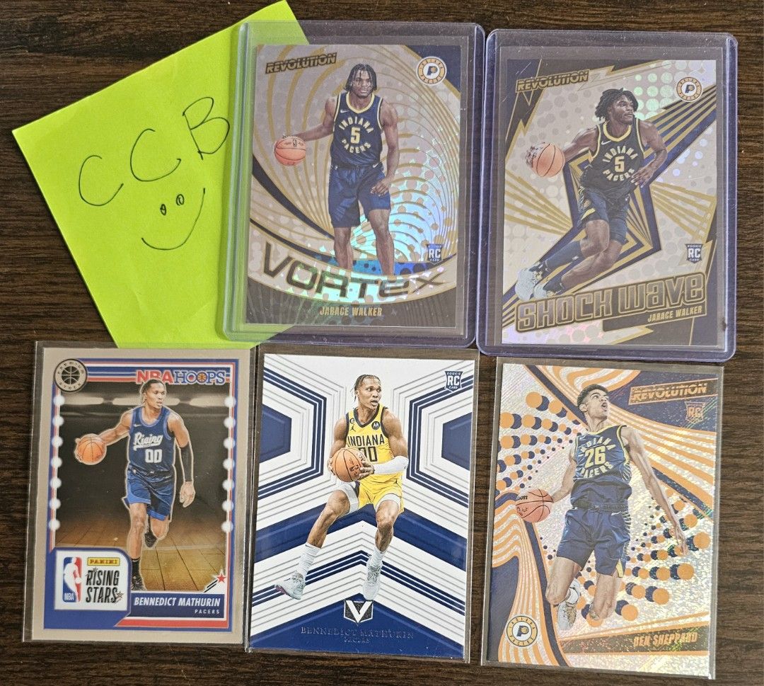 Haliburton and Friends (Category: Raw Singles) located in Makati City. Submitted by estongcold (Listing ID 1372689318, Image 3). Description: Lot of Haliburton, Pacers and Brunson cards.