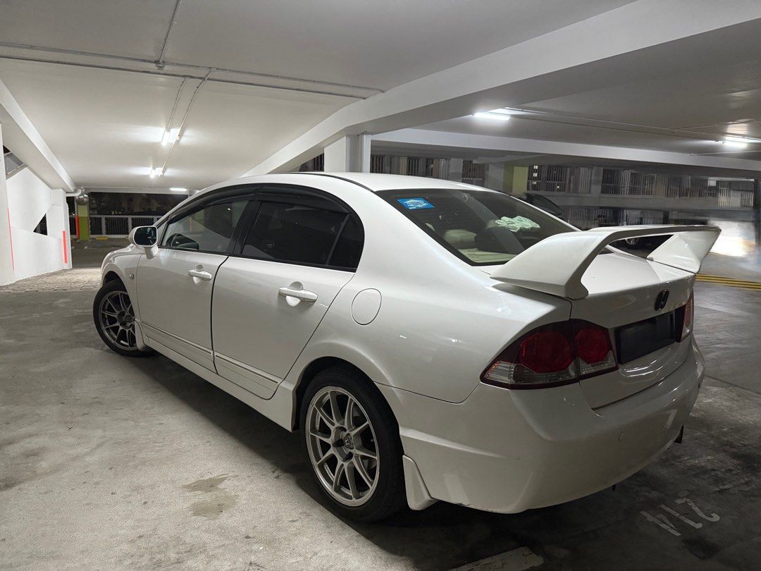 Honda Civic 1.6 VTi-S (A) (Category: Used Cars) located in Singapore. Submitted by shopper_dealz (Listing ID 1264769177, Image 2). Description: 10 inch Android player support 360 camera player 4GB Ram Approve JS racing exhaust with cert 17inch rim Tyre Carbon fibre bonnet Front bar installed Engine Bar installed Starter motor - Dec 2024 coil plug - March 2025 Cooling System done up - April 2025 Engine Power overhaul service at 320k- April 2025 in