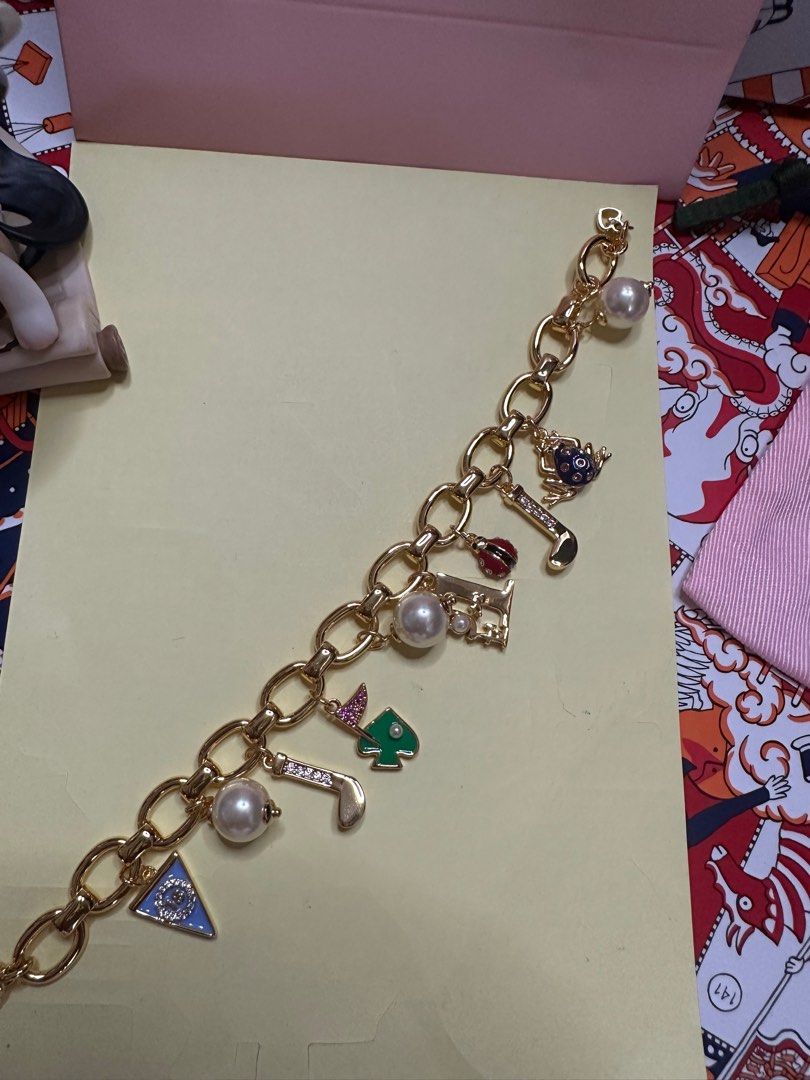 Kate spade bracelets (Category: Bracelets) located in Manila. Submitted by stack.in.it (Listing ID 1372739896, Image 2). Description: Brand new with paperbag and dustpouch.