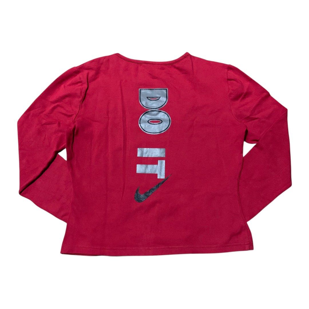 Kids Vintage Nike Just Do It (Category: Babies & Kids Fashion) located in Muntinlupa City. Submitted by bphmt (Listing ID 1372841356, Image 3). Description: Vintage Nike Just Do It Sweater Longsleeve Width : 16 Length : 18 Sleeve : 20 Size : S Issue : none Overall Condition : 9.5/10.