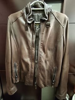 Leather Jacket (Dark Brown) 女装真皮皮褸 (深啡色）63012006656899110