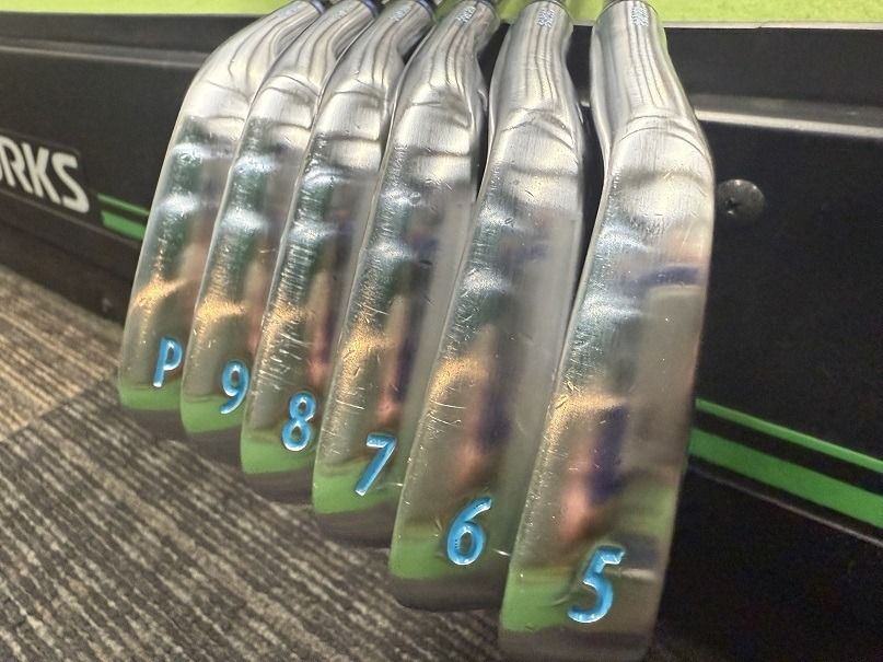 Miura Golf MIURA CB-302 soft iron forged iron #5-Pw 6-piece set Modus ...