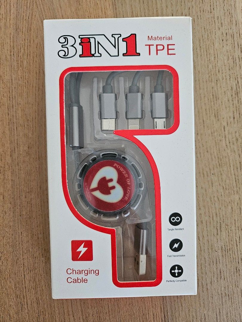 Multi cables (Category: Other Gadgets) located in Singapore. Submitted by coleneeee (Listing ID 1372742431, Image 1). Description: .