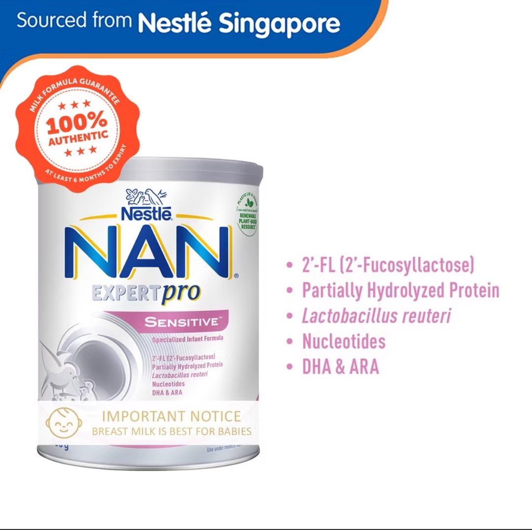 Nestle NAN Sensitive Specialized Infant Formula 800g (For Colic
