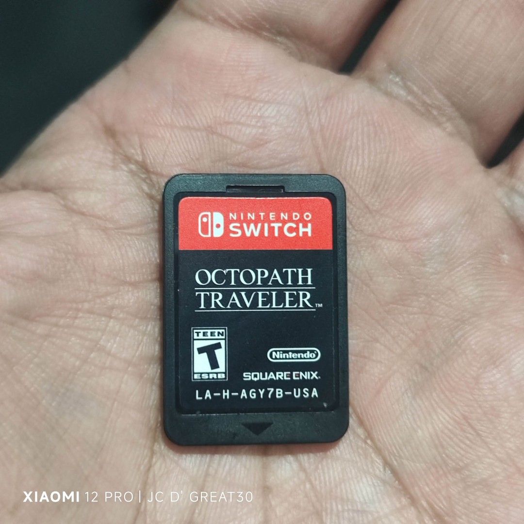 Octopath Traveler Switch Game (Category: Nintendo) located in Quezon City. Submitted by shopme_gadget30 (Listing ID 1372816039, Image 1). Description: kindly read the details first for sale fixed price good Condition tested and working game card only compatible to Nintendo switch usa region Shoopppppeee —,✅ can check out pm for the linnnkkk (If shoopppee check out, price is higher because of shooppppeee deduction qc area meet up: sm north shippin