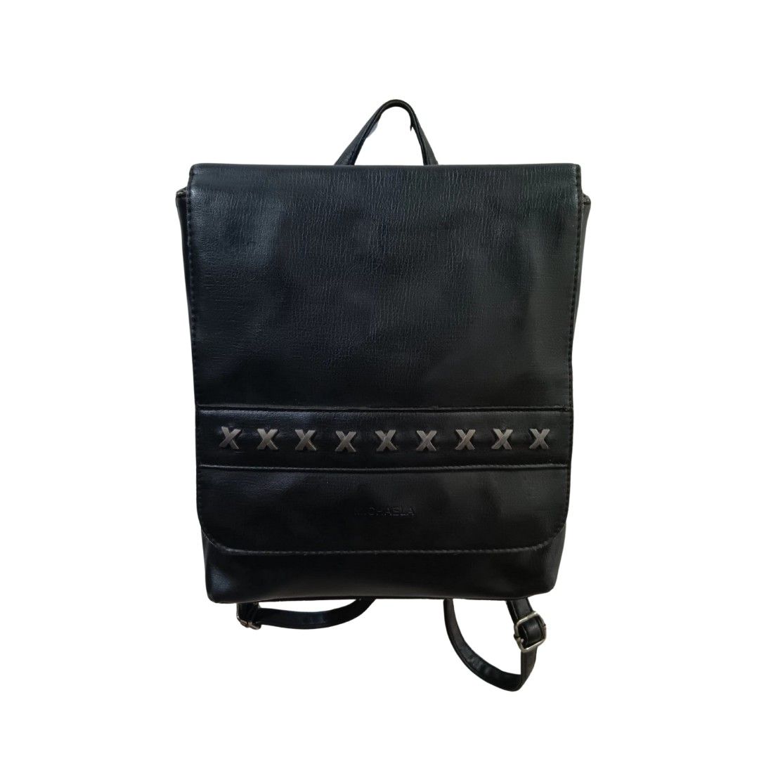 MICHAELA mini convertible Backpack/Sling bag (Category: Backpacks) located in Quezon City. Submitted by hapyllein (Listing ID 1372749992, Image 1). Description: Preloved. - has signs of wear, so please manage expectations.