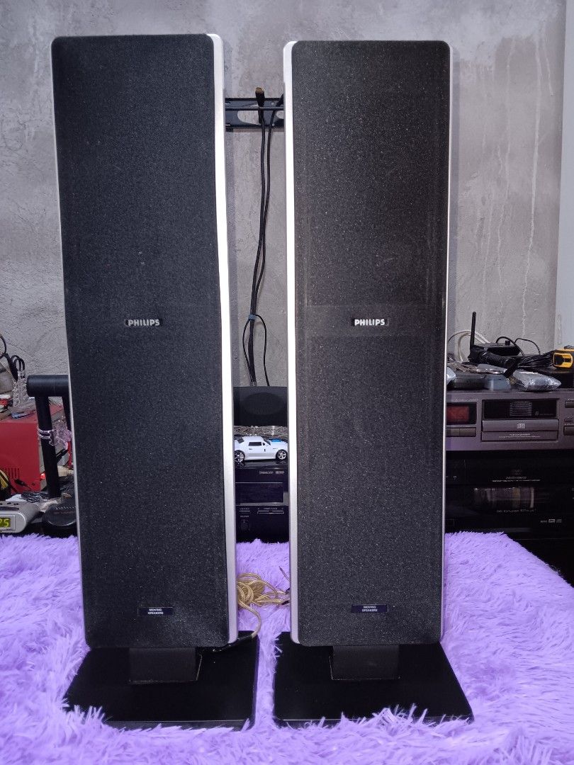Philips Tower Speakers for ur Receiver Amplifier (Category: Soundbars, Speakers & Amplifiers) located in Mandaluyong City. Submitted by edward.l1 (Listing ID 1372668381, Image 1). Description: From Philips MCD988 Tower Speaker (65 x 17 cm) 100watts @ 4ohms Txt or Call Edward 09271307626.