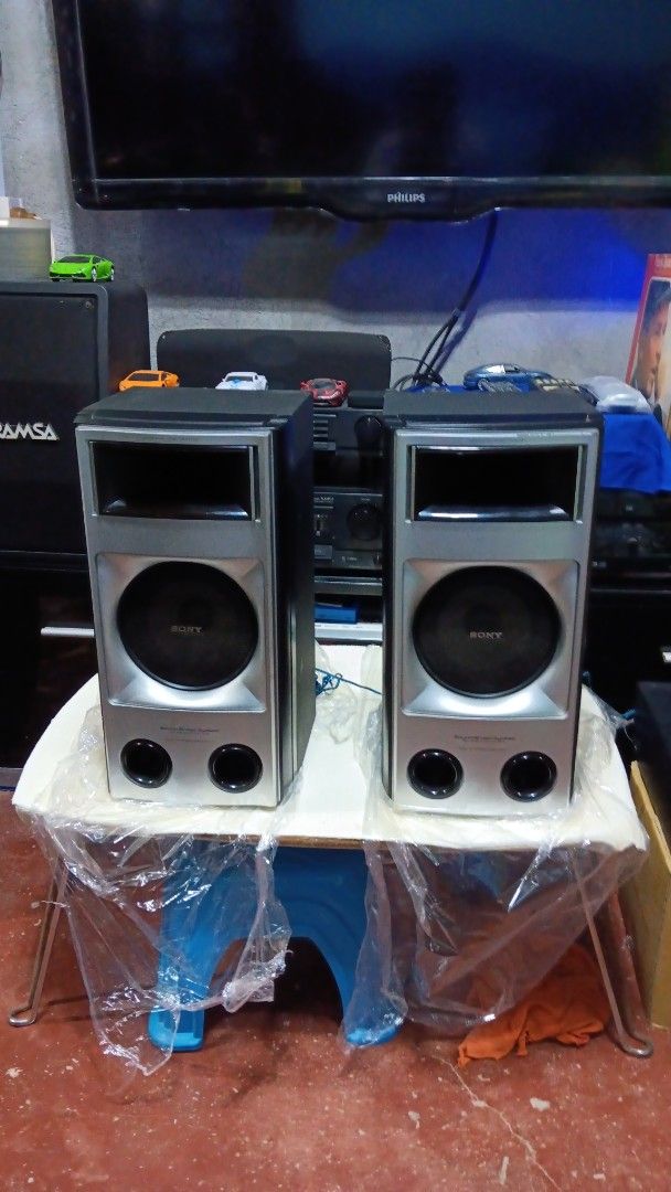 Sony Speakers for ur Receiver Amplifier (Category: Soundbars, Speakers & Amplifiers) located in Mandaluyong City. Submitted by edward.l1 (Listing ID 1372674562, Image 2). Description: Sony Speakers Txt or Call Edward 09271307626.