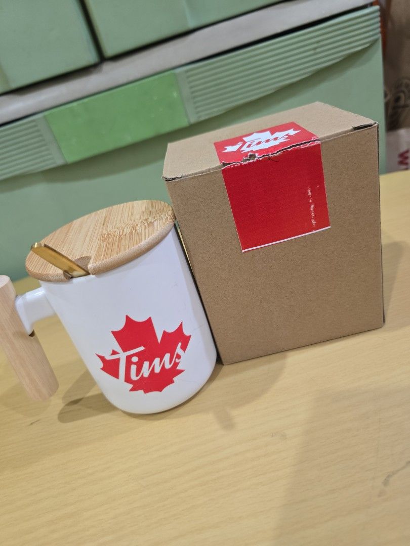 Tim Hortons 2024 holiday mug (Category: Coffee & Tea Tableware) located in Marikina City. Submitted by coketumbler (Listing ID 1372809101, Image 1). Description: RFS: I already have one. selling the extra Includes the stirrer spoon For Metro Manila buyers only Payment: GCash or Maya.