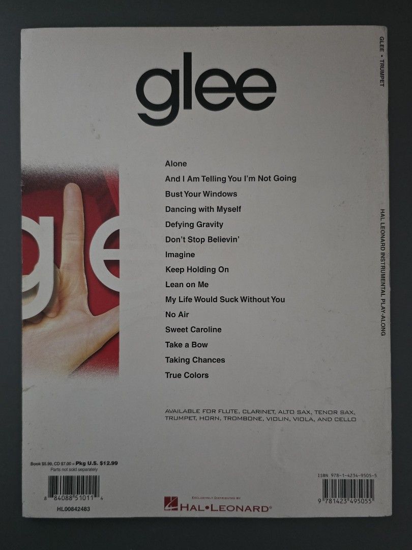 Trumpet: Glee (Category: Storybooks) located in Dasmarinas. Submitted by curatedreadsbykat (Listing ID 1372677758, Image 2). Description: ✨ Secondhand ✨ This is a preloved copy so kindly manage your expectations. May have flaws like dents, tanning, foxing, writings, etc. ✨ Kindly swipe left on the picture section of the listing to see the condition of the book..