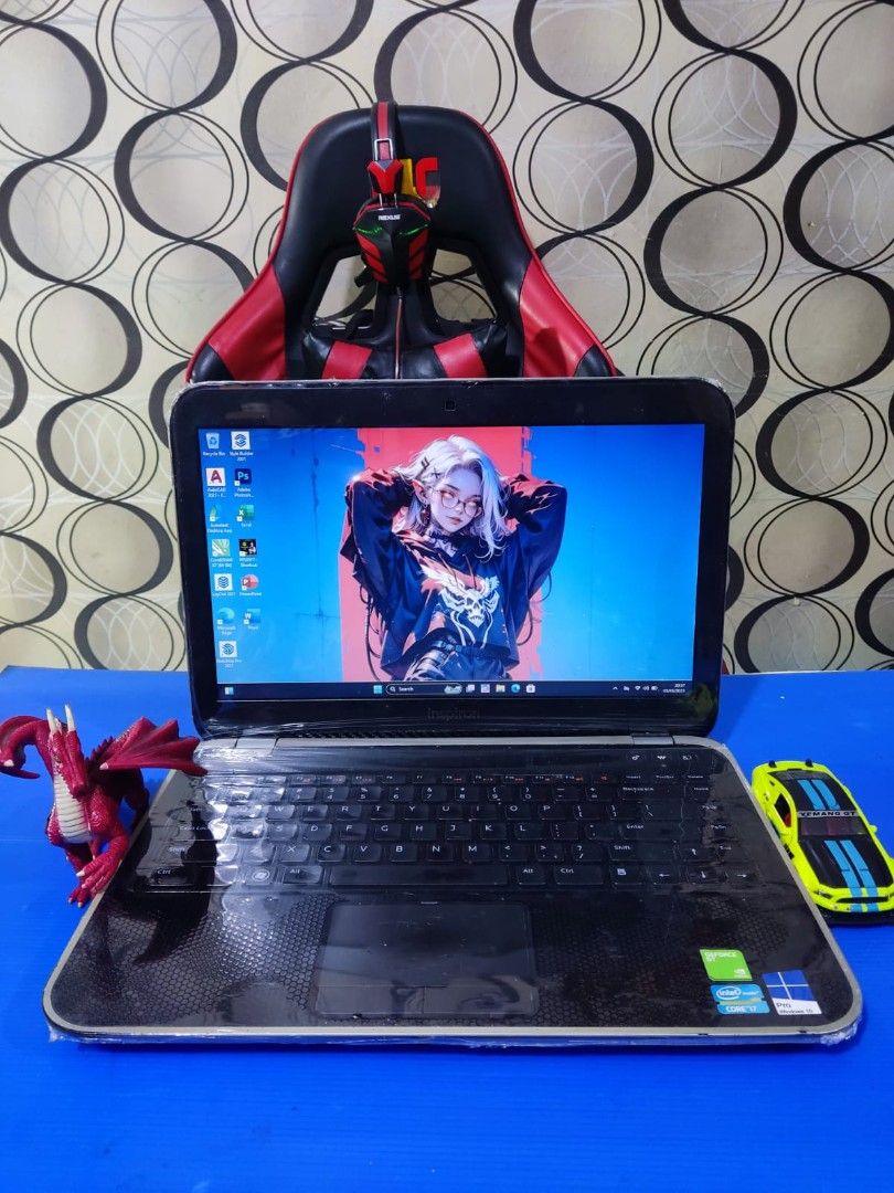 [VGA NVIDIA GT] Laptop Gaming Rendering DELL INSPIRON Core i7 Ivy Ram  8Gb/Ssd 256gb Ezpro Gaming!