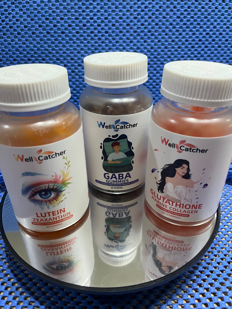 Well Catcher Lutein Zeaxanthin Glutathione Marine C o l la gen, Health &  Nutrition, Health Supplements, Vitamins & Supplements on Carousell